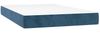 vidaXL Boxspringbett mit Matratze Dunkelblau 120x200 cm Samt 3141477 Bild 5