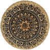vidaXL Tischsets 4 Stk. Dunkelblau 38 cm Rund Jute 133870 Bild 2