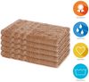 Lavea Gästehandtuch Elena, 30x50cm aus 100% Baumwolle, fusselfreies, pflegeleichtes hautfreundliches Gästehandtuch-Set (Set, 5-St), einzigartig weiche Frottee Gästehandtücher für jeden Hauttyp Bild 2