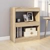 vidaXL Bücherregal/Raumteiler Sonoma-Eiche 60x30x72 cm 811649 Bild 3