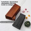 ENOKING Messerblock Akazienholz abnehmbaren Kunststoffborsten Universal Bild 4