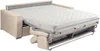 Schlafsofa 3-Sitzer Stoff VIZIR - Beige - Mit Lattenrost: 140 cm - Matratze: 16 cm mit Memory Schaum Bild 4