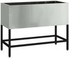 vidaXL Hochbeet Gartenpflanzer Silber 60 x 26 x 45 cm Verzinkter Stahl 865888 Bild 2