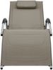 vidaXL Sonnenliege Textilene Taupe und Grau 310515 Bild 2