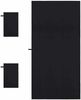 vidaXL Sporthandtuch Set 3 pcs Schwarz Polyester und Polyamid 42011499 Bild 4