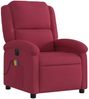 vidaXL Massagesessel Elektrisch Weinrot Samt 3204294 Bild 4