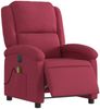 vidaXL Massagesessel Elektrisch Weinrot Samt 3204294 Bild 3