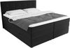 99rooms Dante Boxspringbett Velours KRONOS Schwarz Taschen-Federung 160x200 cm Bild 5