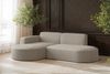 Kaiser Möbel Ecksofa Designer MODENA STUDIO L stoff Cord, Verita,Boucle, Ecksofa, Cord Sofa, L-Form, Links/Rechts wählbar Bild 5
