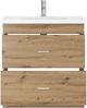 vidaXL Badezimmermöbel-Set Artisan-Eiche 81 x 40 x 84,5 cm 3404381 Bild 3