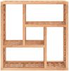 vidaXL Wandregal 49x15x49 cm Massivholz Nussbaum 350369 Bild 3
