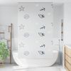 vidaXL Duschrollo 130x240 cm Stoffbreite 126 cm 4014894 Bild 2