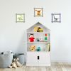 Relaxdays Kinderregal Hausform Bild 3