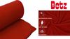 Wohndecke Luxus Fleecedecke Kuscheldecke Größe 130x170 cm Farbe dunkelrot, Betz, 180 g/m² Bild 3
