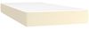 vidaXL Taschenfederkernmatratze Mittel Creme 90x200x20 cm Kunstleder 347724 Bild 2