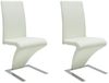 vidaXL Esszimmerstühle 2 Stk. Weiß Kunstleder [240043] Bild 2