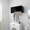 vidaXL Kleiderschrank Schwarz 70x32,5x35 cm Holzwerkstoff 808243 Bild 3