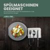 Plastikteller Mehrweg Bruchfester PP Kunststoff ( Ø23cm ) Grau 16er-Pack Bild 3