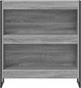 vidaXL Bücherregal Graues Sonoma 80 x 30 x 86,5 cm Holzwerkstoff 886411 Bild 5