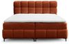 Boxspringbett Bett Schlafzimmerbett SOPHIE 180x200cm Stoff Rolf Rostbraun Bild 2