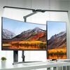 Sunicol Schreibtischlampe LED Dimmbar Klemmbar 24W 95CM, 5 Farbmodi, Doppelkopf Tischlampe, Automatische Dimmung Tischlampe für Homeoffice Büro Bild 5
