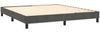 vidaXL Boxspringbett mit Matratze & LED Dunkelgrau 160x200 cm Samt 3134412 Bild 5