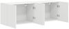 vidaXL TV-Wandschrank 2 pcs Weiß 59,5 x 31 x 40 cm Holzwerkstoff 892330 Bild 5