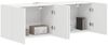 vidaXL TV-Wandschrank 2 pcs Weiß 59,5 x 31 x 40 cm Holzwerkstoff 892330 Bild 3