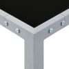 vidaXL Gartentisch 130x130x72 cm Grau Stahl und Glas 313086 Bild 3