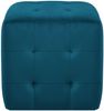 vidaXL Pouf 2 Stk. Blau 30x30x30 cm Samtstoff 278384 Bild 3