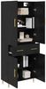 vidaXL Highboard Schwarz Eichen-Optik 69,5 x 34 x 180 cm Holzwerkstoff 3416125 Bild 3