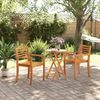 vidaXL Gartentisch Klappbar Ø60x75 cm Massivholz Akazie 4004909 Bild 3