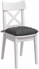 vidaXL Sitzkissen 4 pcs Dunkelgrau 40 x 40 x 6 cm Cordstoff 42015182 Bild 3