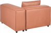Eckmodul BRANDE Kunstleder Goldbraun symmetrisch Bild 5