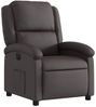 vidaXL Relaxsessel Elektrisch Dunkelbraun Echtleder 3204255 Bild 4