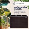 Deuba Poly Rattan Blumentopf Wasserabfluss Innentöpfe Braun Bild 4