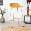 Barhocker Ellen skandinavisches Design gelb 76 cm - 2er Set Bild 2