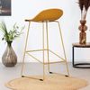 Barhocker Ellen skandinavisches Design gelb 76 cm - 2er Set Bild 4