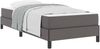 vidaXL Bettrahmen mit Matratze Grau 90 x 190 cm Stoff 3398606 Bild 2