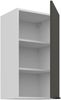 Küchen Hängeschrank 40 cm ARIA Graphite ultra matt + Weiss matt, hochwertige Fronten mit Anti Fingerprint Beschichtung Küchenzeile Küchenblock Bild 3