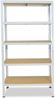 shelfplaza HOME 180x70x50 cm Schwerlastregal in weiß mit 5 Böden und 175 kg Traglast pro Boden Bild 5