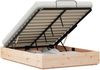 vidaXL Ottoman Bettgestell Natur 120 x 200 cm Massives Kiefernholz 3418747 Bild 3