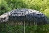 Sonnenschirm mit Fransen Hawaii schwarz Bild 3