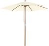 Sonnenschirm (250 cm), Seilschirm, Balkonschirm, Strandschirm, Bambusschirm, windfest, Marktschirm, Sonnenschutz für Balkon Bild 2