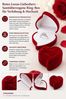 BAYLI Schmucketui 1 x Ringetui Verlobungsring – Ringbox Herz Rot mit Rose – Ringschachte Bild 4