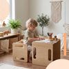 Relaxdays 2-teilige Kindersitzgruppe Holz Bild 2