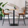 Bronx71 Bartisch Nils quadratisch Eichenlook Melamin 60x60x109 cm Bild 3