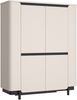 Highboard Venedig / Vodol, Holzwerkstoff, Beige, 130 x 161 x 45 cm Bild 3
