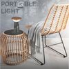 Briloner Leuchten LED Tischleuchte PILIA, LED wechselbar, Warmweiß, 15x24 cm, Akku tauschbar, Indoor/Outdoor, Wohnzimmer, Balkon Bild 3