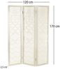CREEDWOOD Paravent RAUMTEILER "BOHO", 166x123 cm, Makramee, grau, Deko Paravent Bild 2